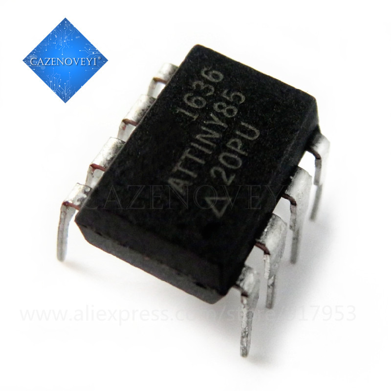 5 ชิ้น/ล็อต ATTINY85-20PU ATTINY85-20 ATTINY85 85-20PU DIP-8 ใหม่และต้นฉบับในสต็อก