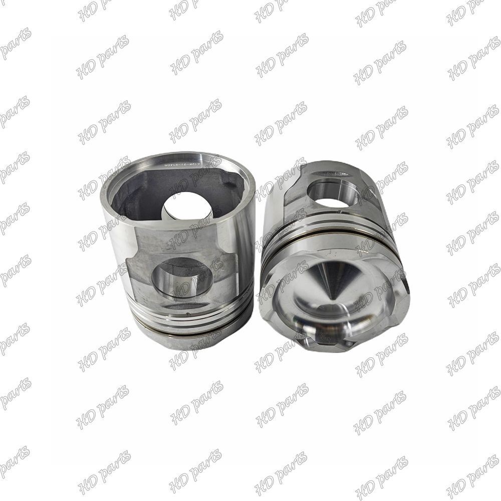 หนึ่งกระบอกลูกสูบ 6D155 3R กรวย 123 มม.โรงรวม 170 มม.ความสูง 6128-31-2140R สําหรับ Komatsu Excavator