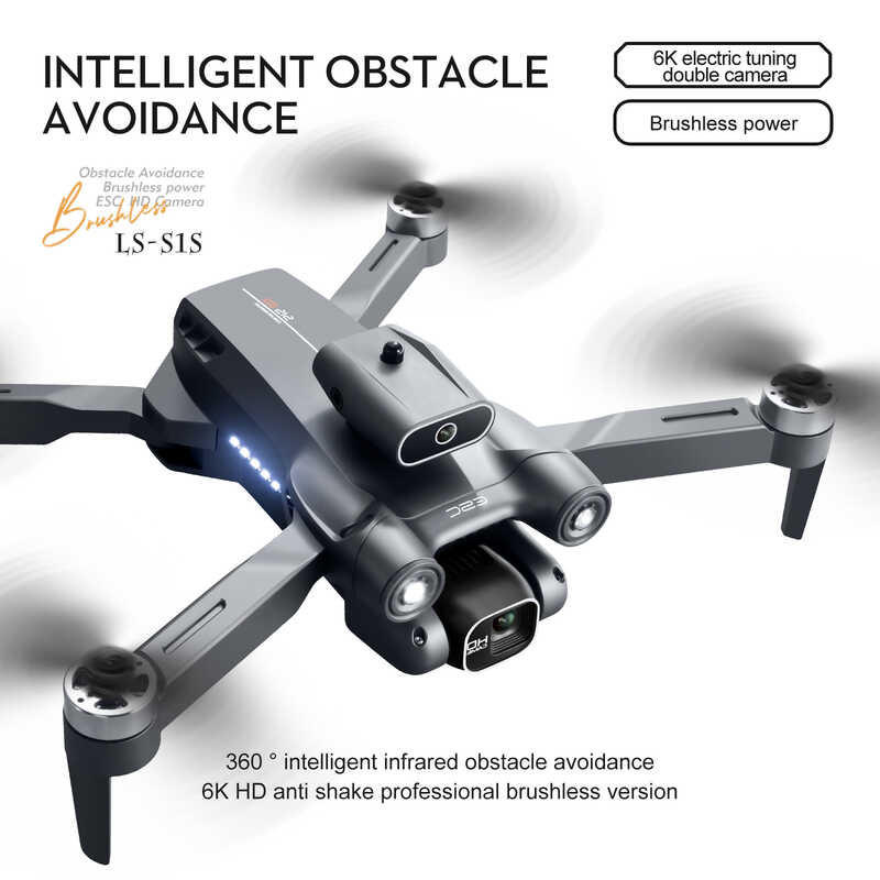 Δ สำหรับ S1s Mini 6K Professional Brushless Motor 4K Drone หลีกเลี่ยงสิ่งก