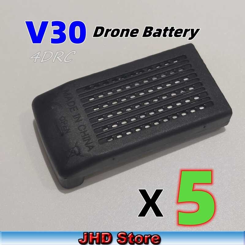 Δ JHD 4Drc แบตเตอรี่มินิโดรนเดิม 3.7V 1000Mah 4D-V30 แบตเตอรี่ V3
