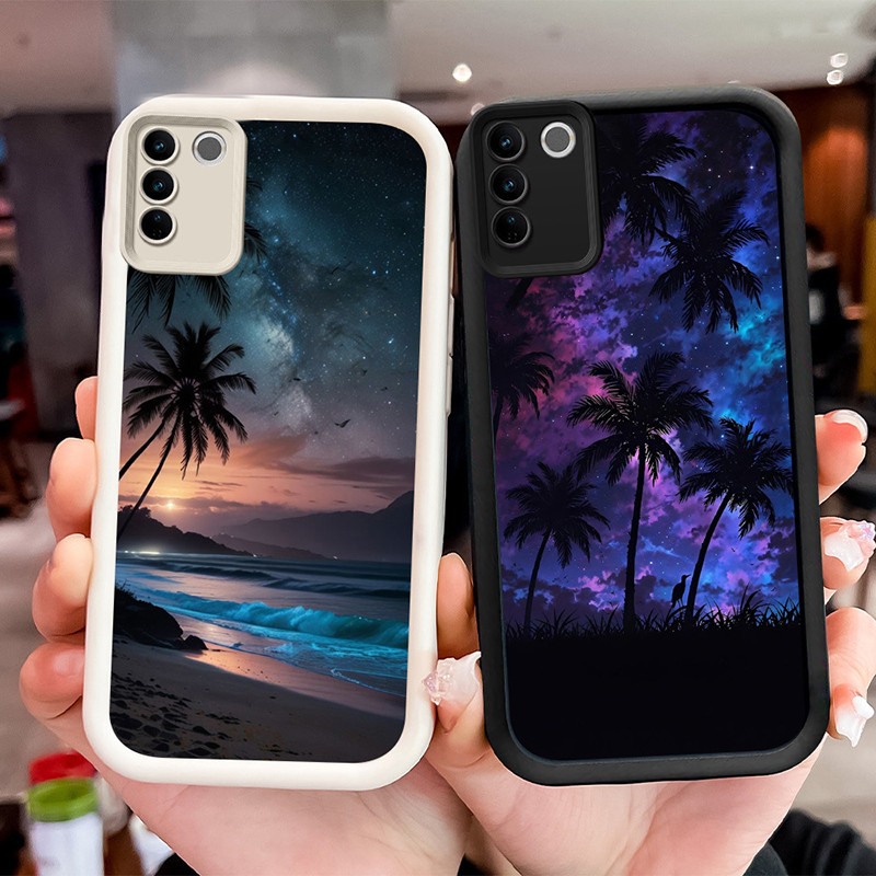 ปลอกกันกระแทกสําหรับ VIVO V27E V27 V29 V29E Y200e Y100 Pro WF14 ทิวทัศน์แฟนตาซี