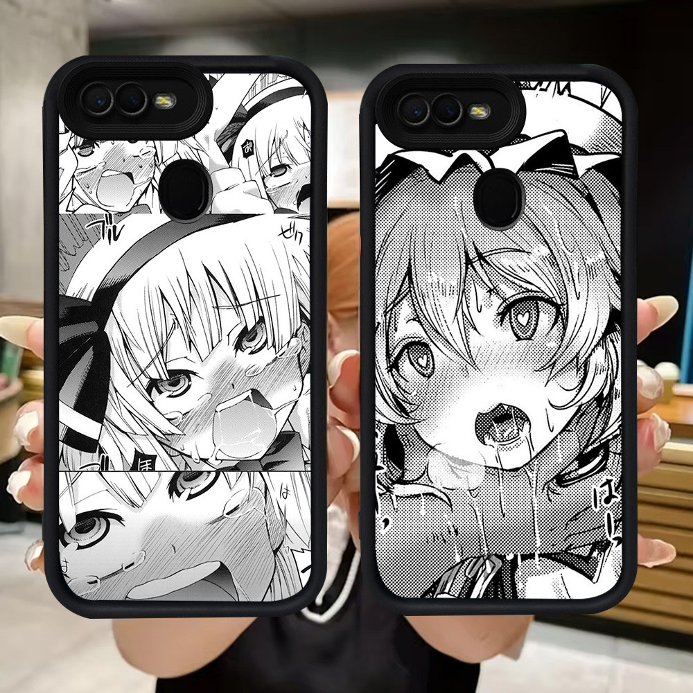 Q111 การ์ตูน Ahegao ปลอกอ่อนสําหรับ OPPO A5 A1K A12E A12 A5S A7 F9 Pro A12s A11K F5 A3S F7