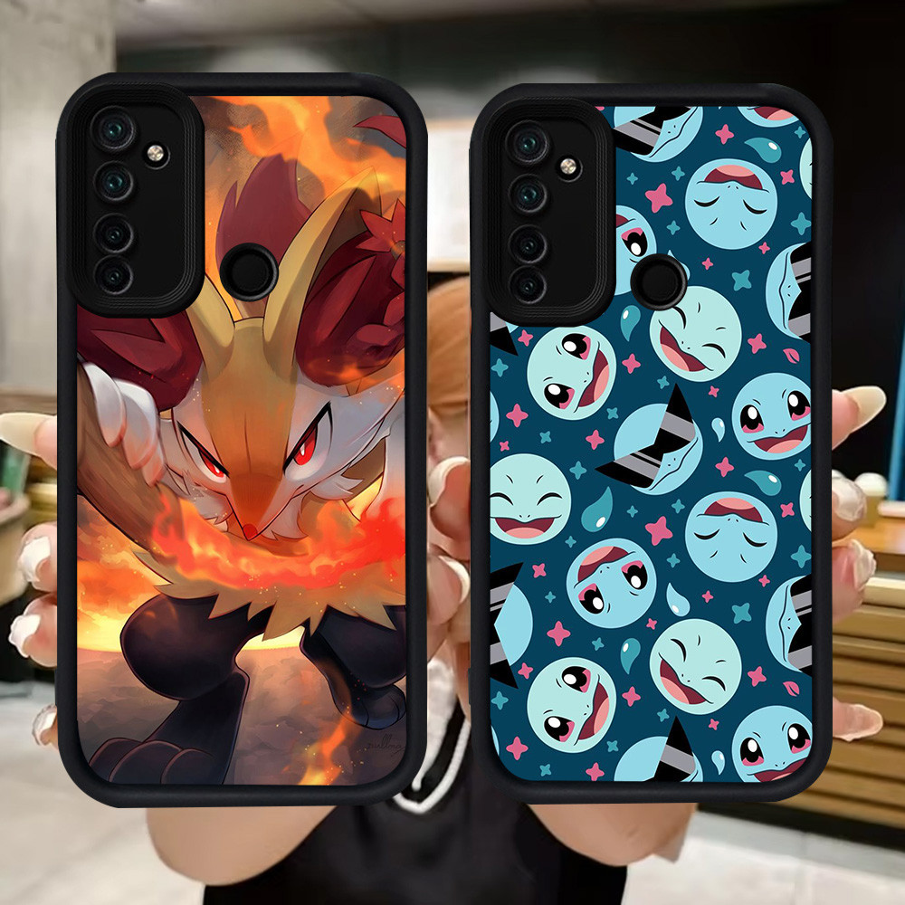 Q74 Pokemon soft Casing สําหรับ Realme C2 Narzo 10A C17 7i C75 10 5i 9i 6i 20A 5 5s C2s 14 14X 14T C