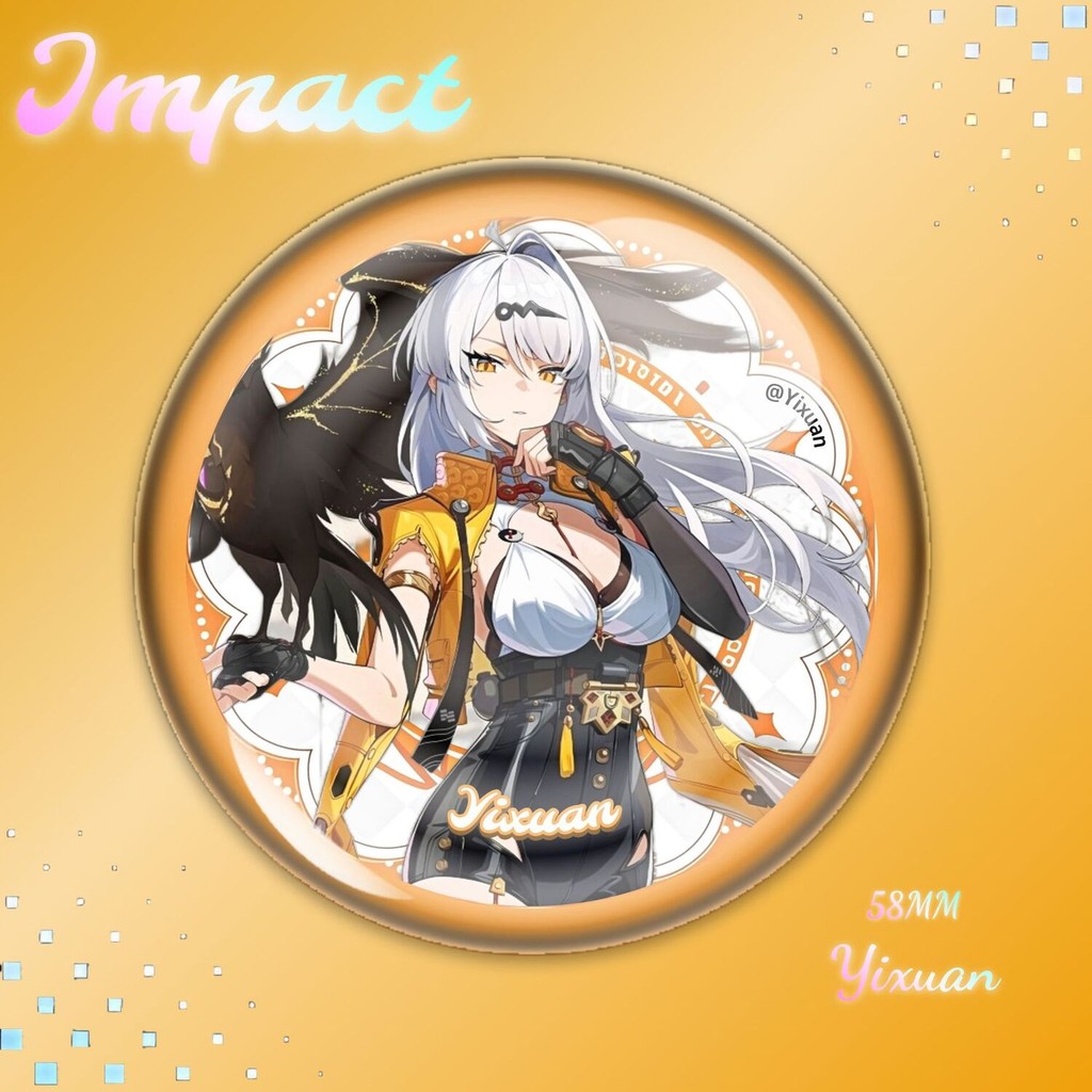 เกม Zenless Zone Zero Yixuan Badge Merch Vivian Jufu คอลเลกชันของขวัญ