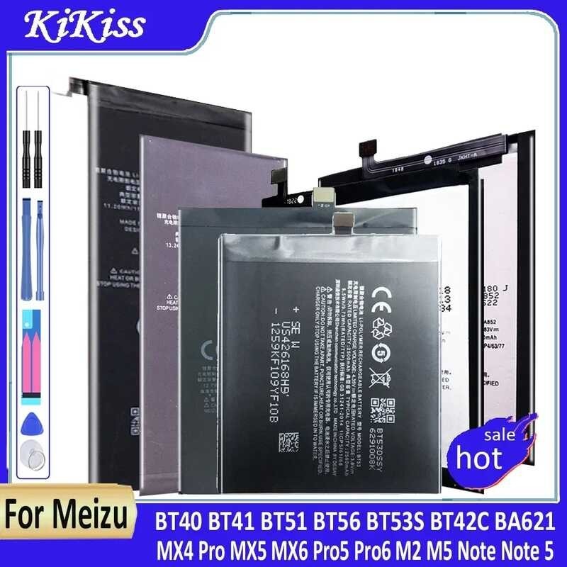แบตเตอรี่สำหรับ Meizu BT51, BT56, BT53S, BT42C, BA621, MX4 Pro, MX5, MX6, Pro5, Pro6, M2, 5 หม, M5