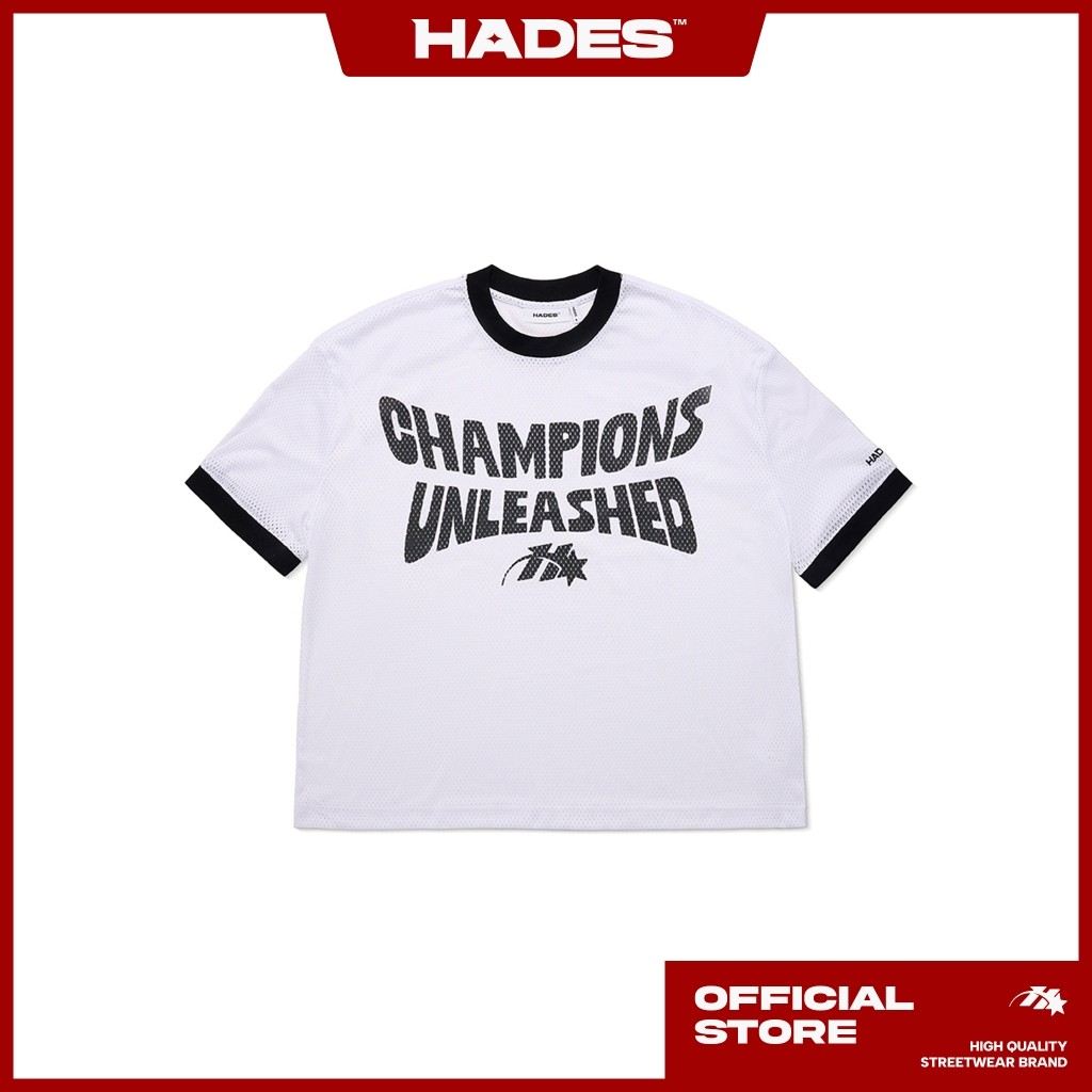 เสื้อ HADES WHITE MESH UNISEX - แบรนด์แท้ HADES
