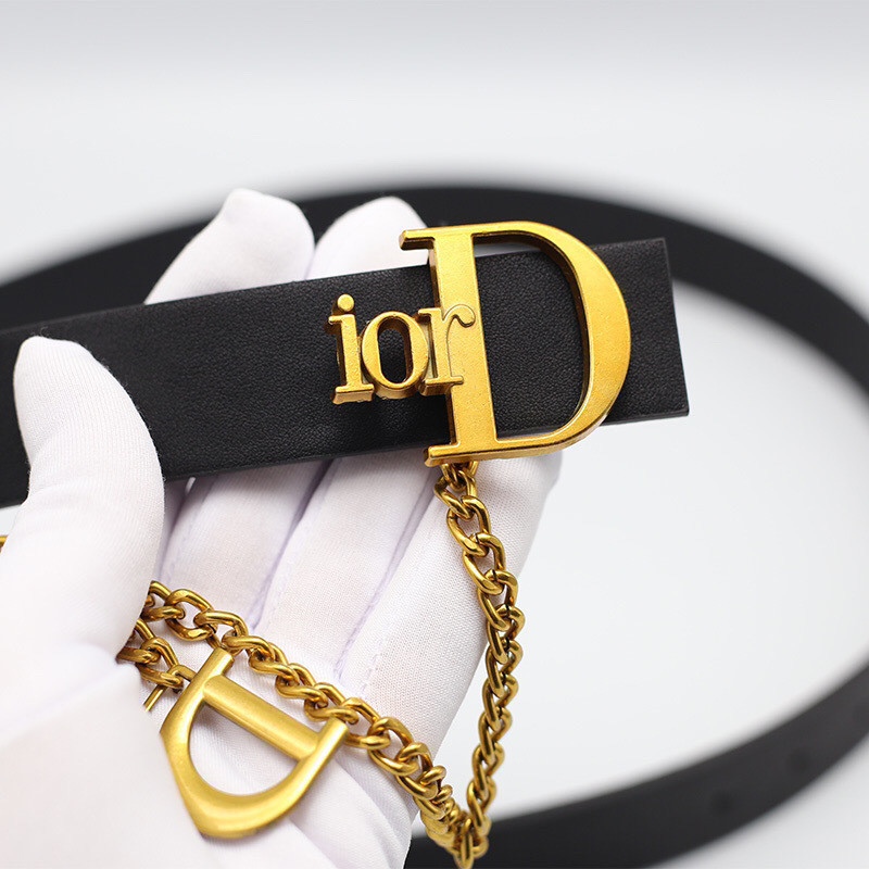 Dior2000 Belt Elastic Ladies Lazy Matching Skirt Jeans All-Match Belt 3