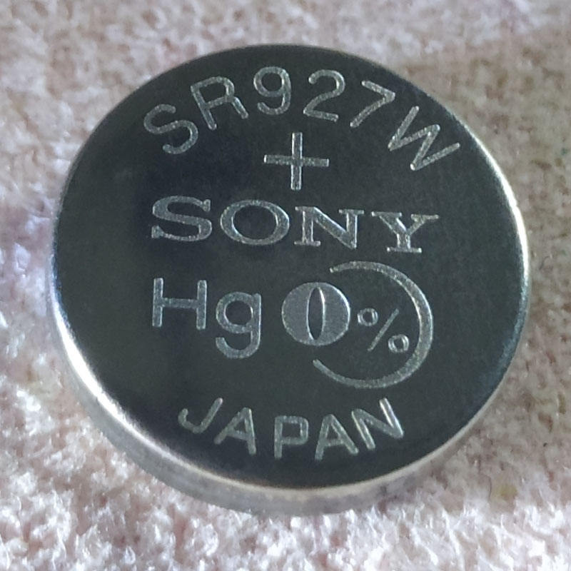 แบตเตอรี่ Sony SR927W ที่นำเข้าดั้งเดิมเหมาะสำหรับแบตเตอรี่ Casio Watch Silver Oxide Battery