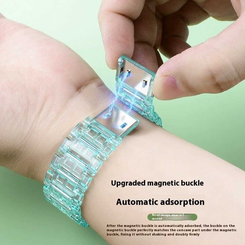 Z1 Imoo Z2 Z3 Z5 Z6 Z7 Watch Strap Imoo Phone Watch Strap Magnetic Flash Buckle Transparent Strap