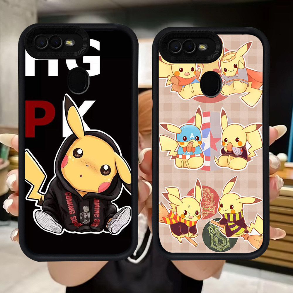 Q120 Pokemon soft Casing สําหรับ OPPO A5 A1K A12E A12 A5S A7 F9 Pro A12s A11K F5 A3S F7