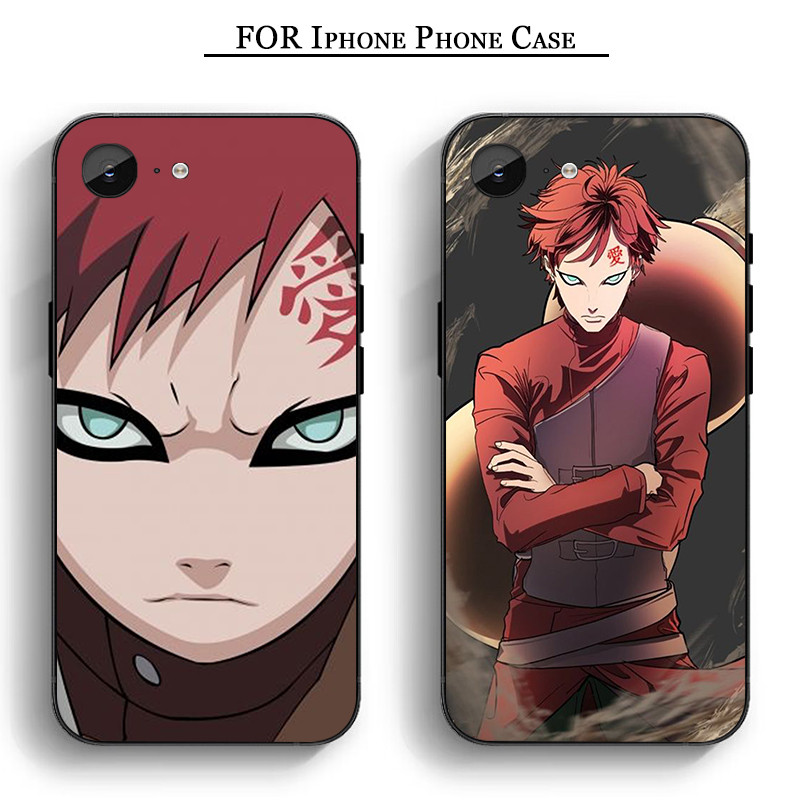 TL110 Gaara Bad Boy Naruto Anime iPhone 11 12 Pro Max Mini 5 6 7 8 Plus 5S 6S X XS Max XR SE Soft Ca
