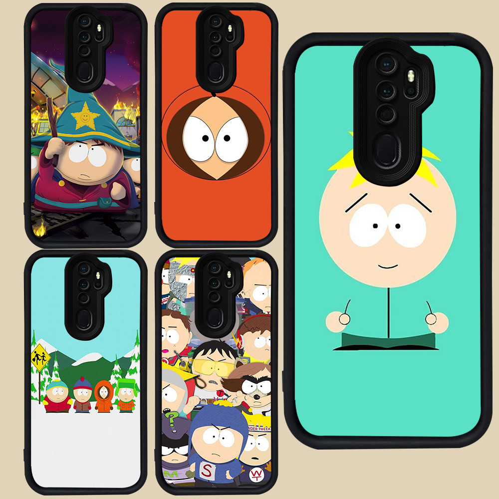 เคสสีดําสําหรับ OPPO A5 A37 A39 A9 2020 A83 Reno 2F F11 2Z Pro R49 South Park