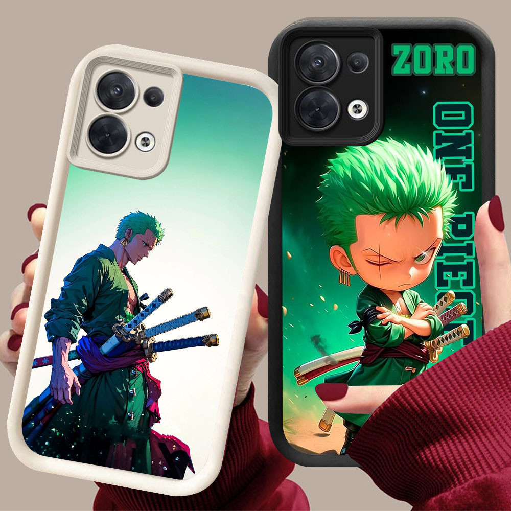 YZ-66One Piece Zoro Cool Casing สําหรับ OPPO Reno Find X5 8 K9X F21 F21S 7 Pro Lite 5G