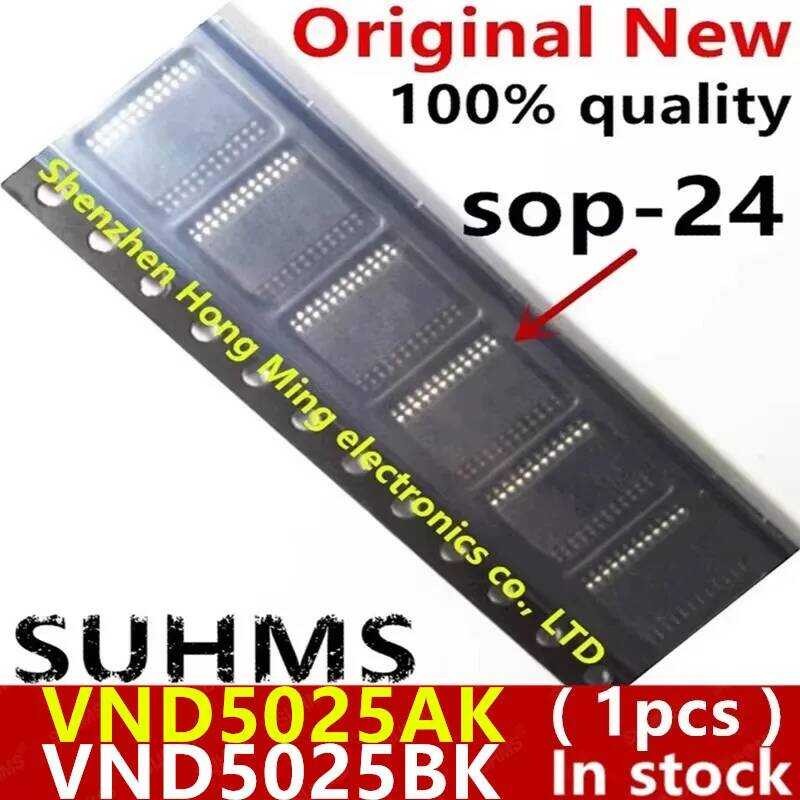 (1 ชิปเซ็ต ชิ้น) 100% ใหม่ VND5025AKTR-E VND5025BKTR-E VND5025AK VND5025BK VND5025 SSOP24 (1 ชิ้น) 1