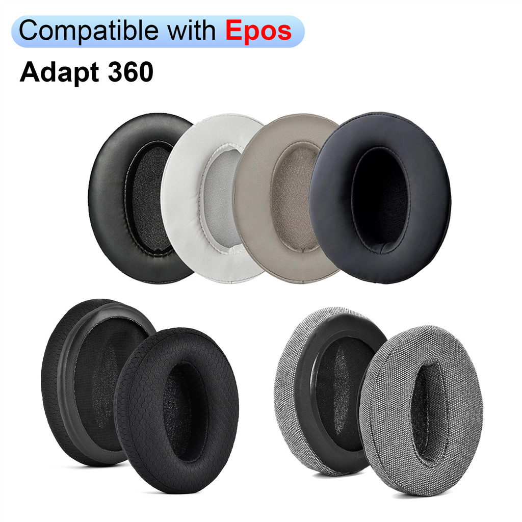 แผ่นรองหูฟังเบาะใช้งานร่วมกับ Epos Adapt 360 ชุดหูฟัง Earpads ฝาครอบหูฟัง Earmuffs อะไหล่ซ่อม