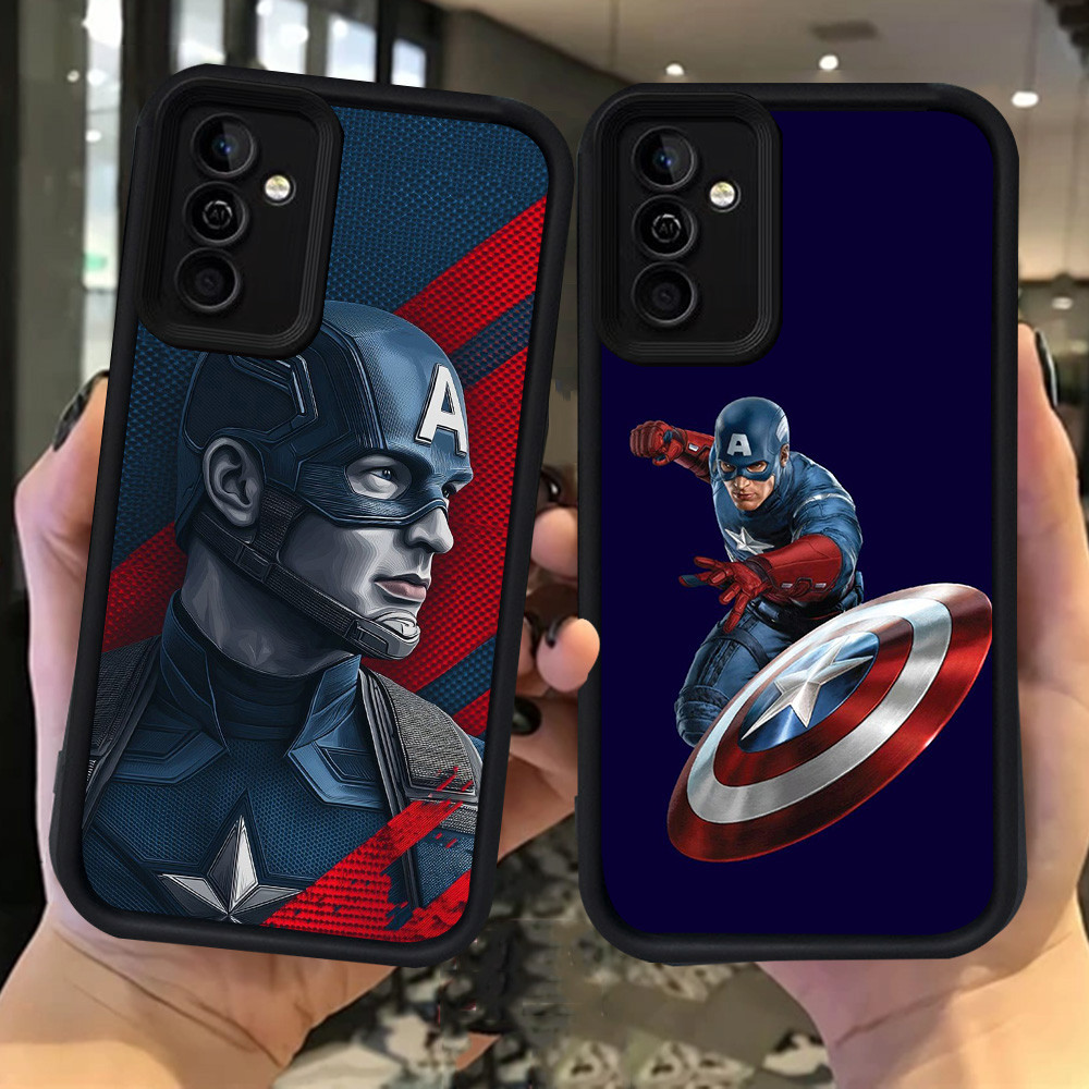 H35 เคสกัปตันอเมริกาสําหรับ Samsung Galaxy A05S A15 A55 A35 A25 A14 5G