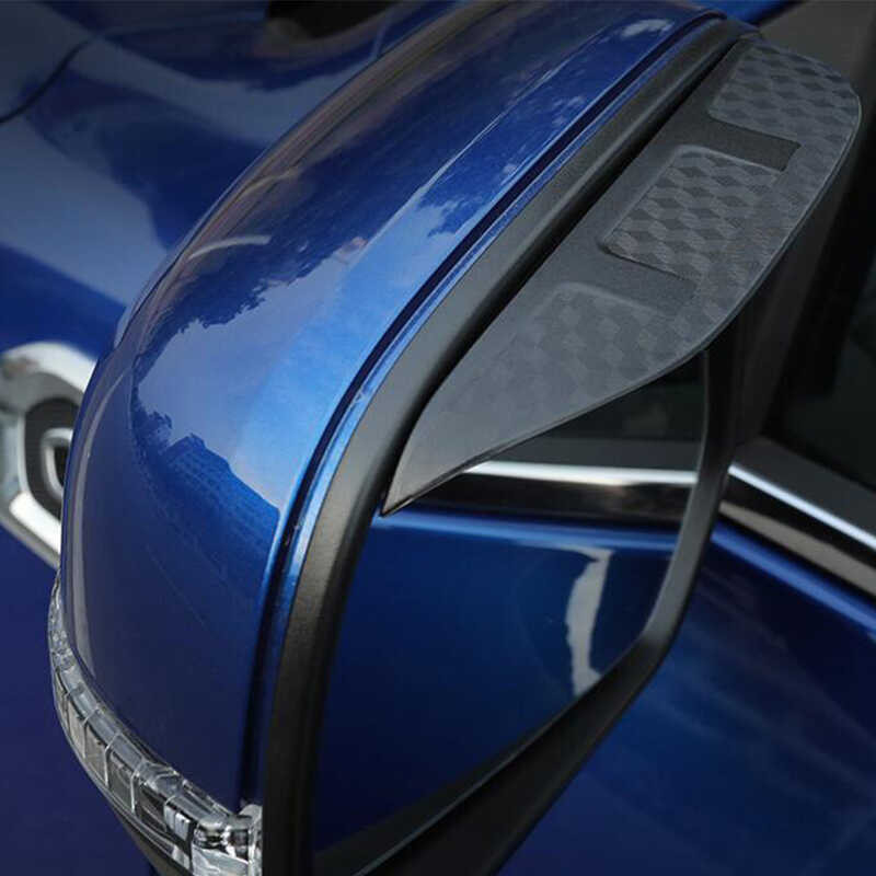 For Toyota Ienna 2021 2022 2023 Car Eyebrow Rearview Ide Tick Glass Mirror Trim Frame Rain Hield Un