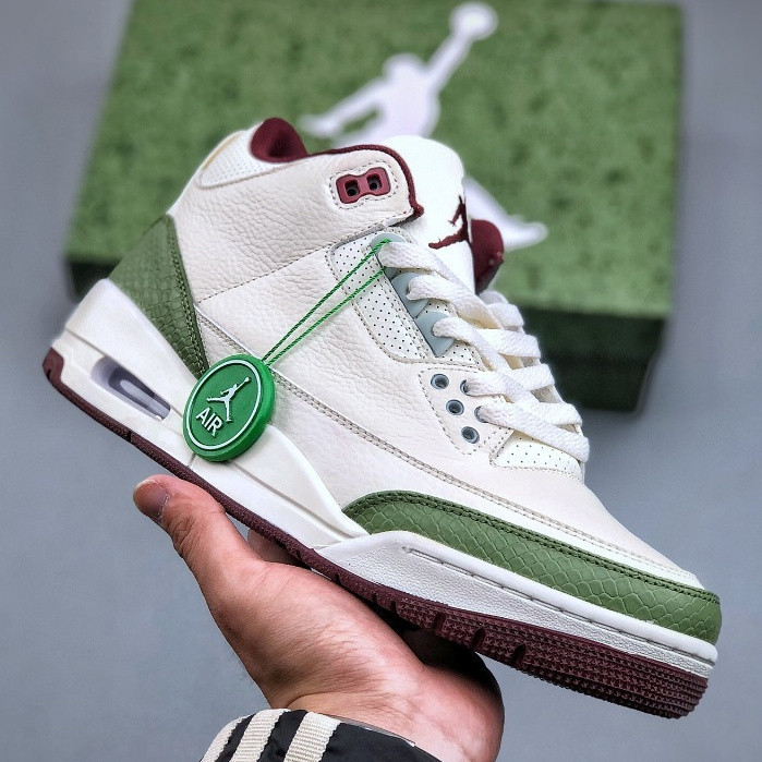 รองเท้าผ้าใบ air jordan 3 retro CT8532-166