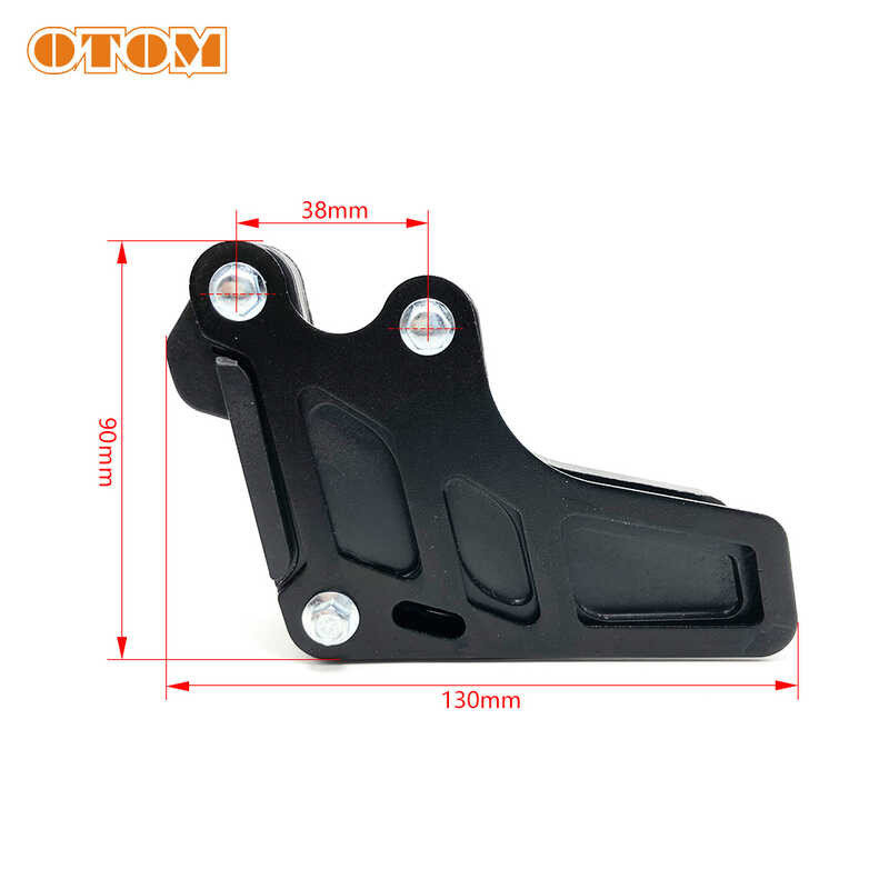 โซ่รถจักรยานยนต์คู่มือสนับสนุนบัตรป้องกัน OTOM CNC 6061-T6 อลูมิเนีย