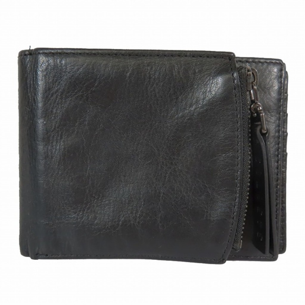 สภาพดี Maison Margiela 11 Bifold Wallet Calf Leather Black Direct from Japan มือสอง
