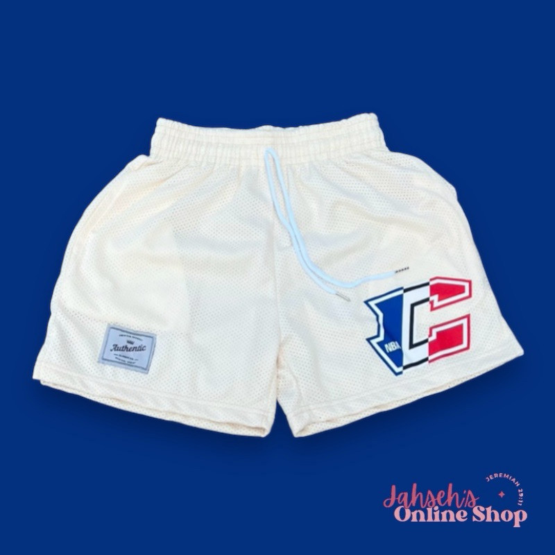 กางเกงขาสั้นตาข่ายสไตล์มินิมอล x Classic Club V4