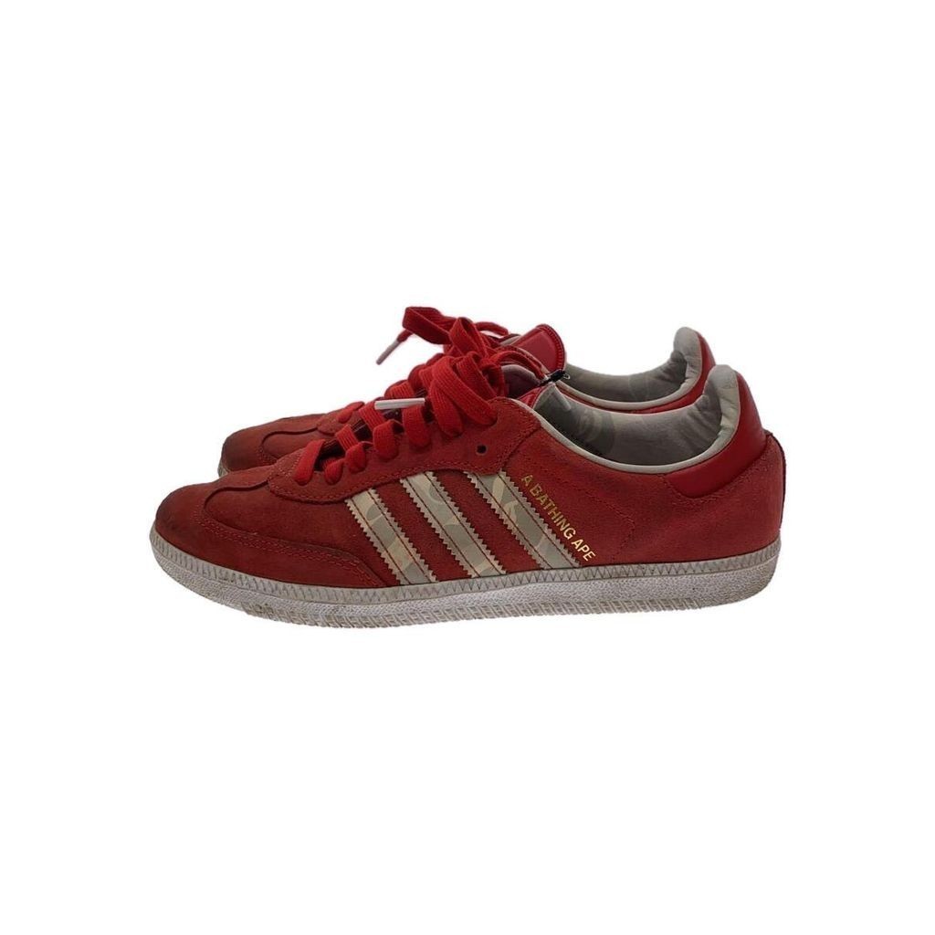 รองเท้าผ้าใบ Adidas Samba Red Low Cut ส่งตรงจากญี่ปุ่นมือสอง
