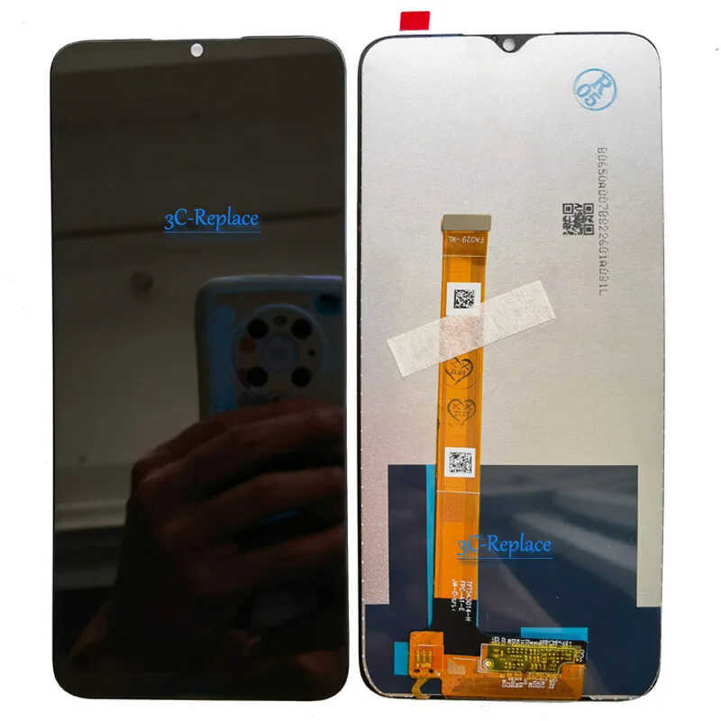 2021เดิม6.5 "สำหรับ Realme C21y Rmx3261จอแสดงผล LCD Touch Screen Digitizer แผง
