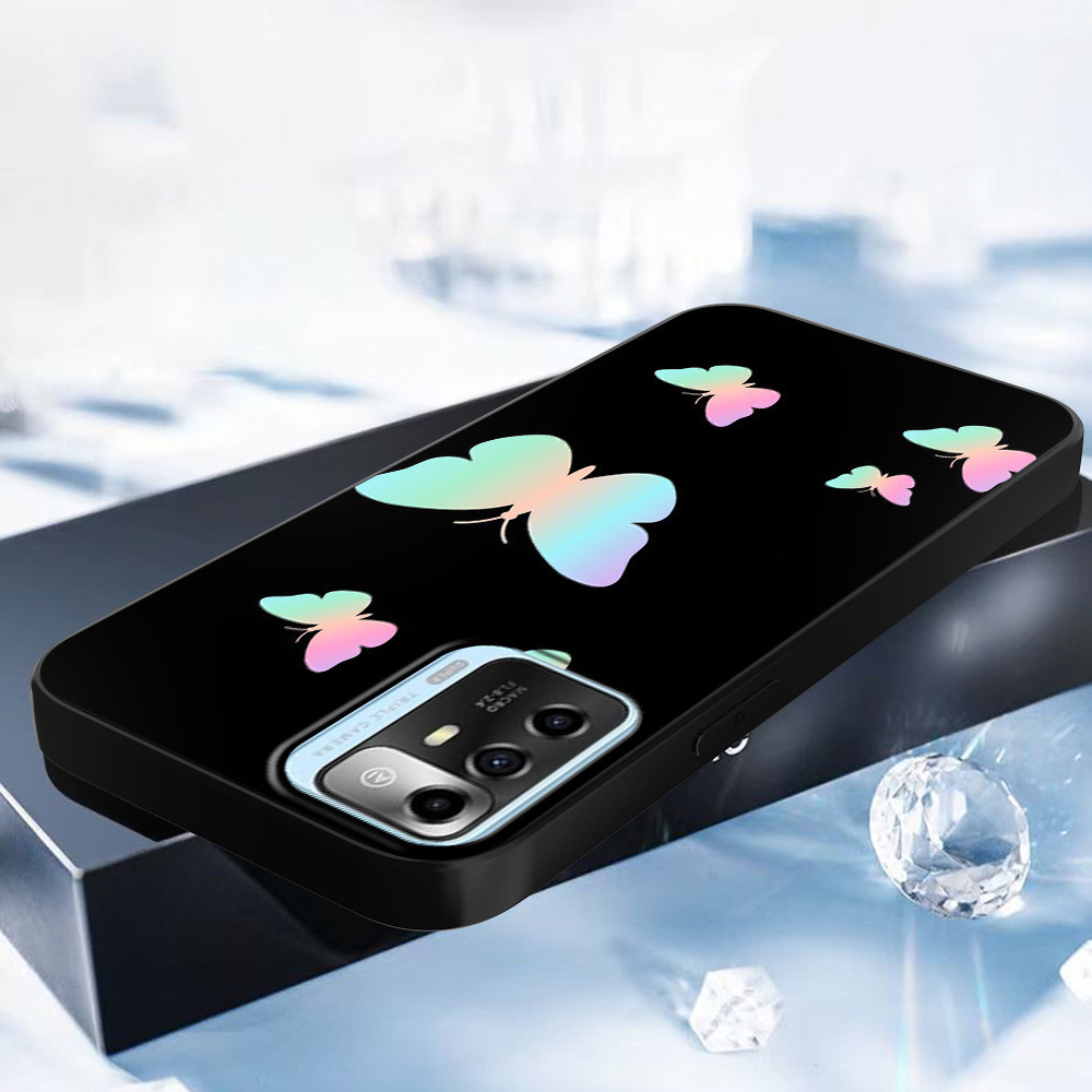 สําหรับ ZTE Blade A72 5G กลับฝาครอบโทรศัพท์ป้องกันซิลิโคนนุ่มสีดํา Tpu MS10176 รูปแบบต่างๆของเคสโทรศัพท์ ราคา ถูกที่สุด ดีลบีเคเค แกลเลอรีภาพที่ 5