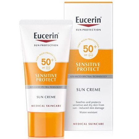 Eucerin Sensitive Protect Sun Cream SPF50+ 50ml ครีมกันแดด