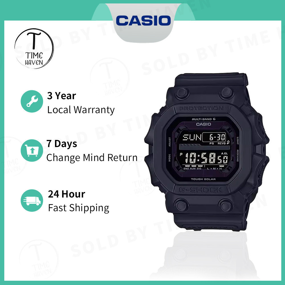 [ต้นฉบับ 100%] Casio G-SHOCK GX-56B-1 GXW GX-56 Series Small Square Simple Retro Mens Sports Watch