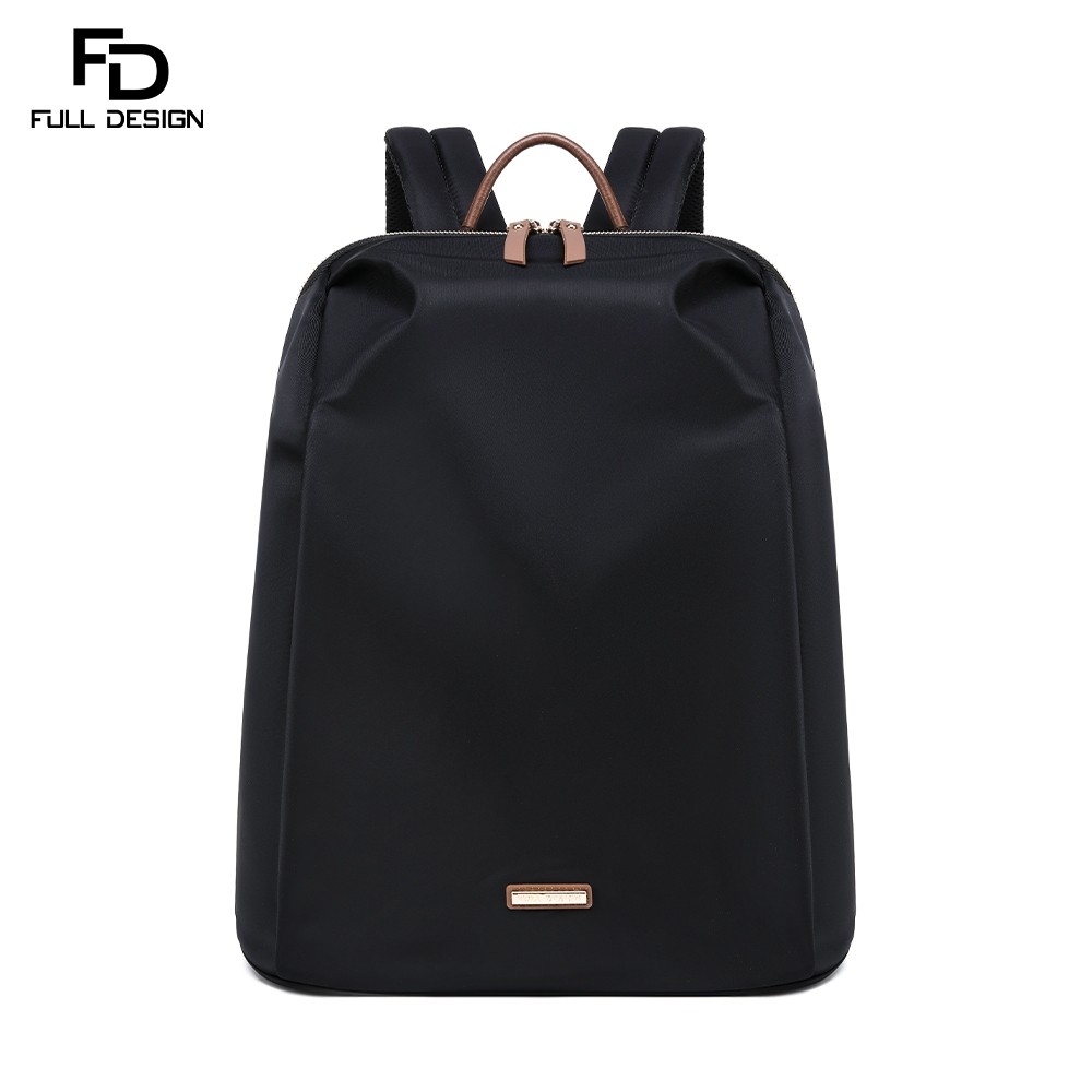 FULL DESIGN Jade กระเป๋าเป้สะพายหลังกันน้ำ 14 นิ้วแล็ปท็อปกระเป๋านักเรียน