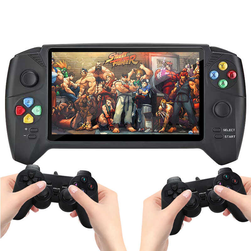 7-Inch 々 Large Screen Psp3000 Arcade Doubles GBA Game Console FC Nostalgic Old-Fashioned Rs-08 H