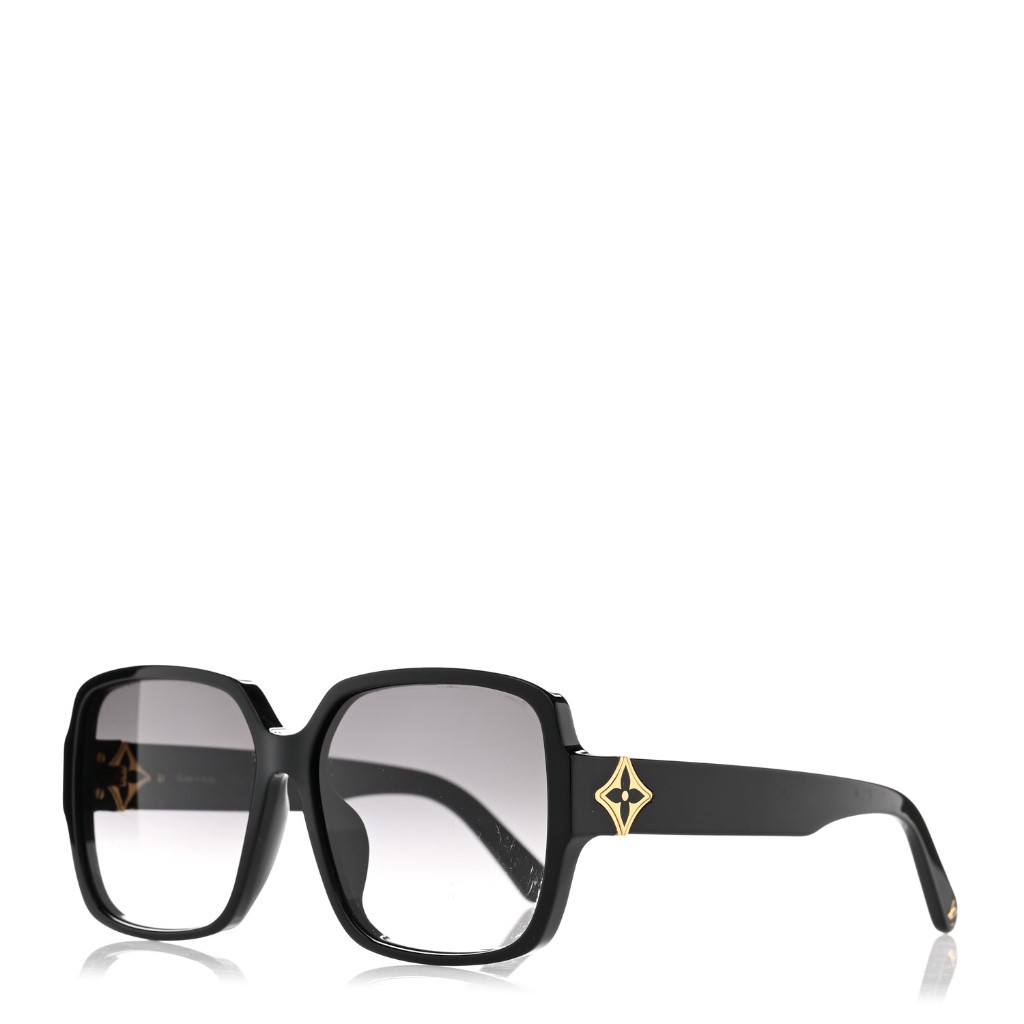 **do** แว่นกันแดด My LV Flower Square Sunglasses ใส่ได้ ชาย หญิง สินค้าใหม่ ของแท้