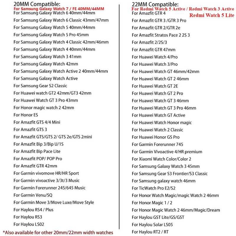 / 20Mm 22Mm Resin Watch Strap For Galaxy Watch 7 FE 6 5 5Pro 4 Active 2 40Mm 44Mm Classic 42Mm 43Mm