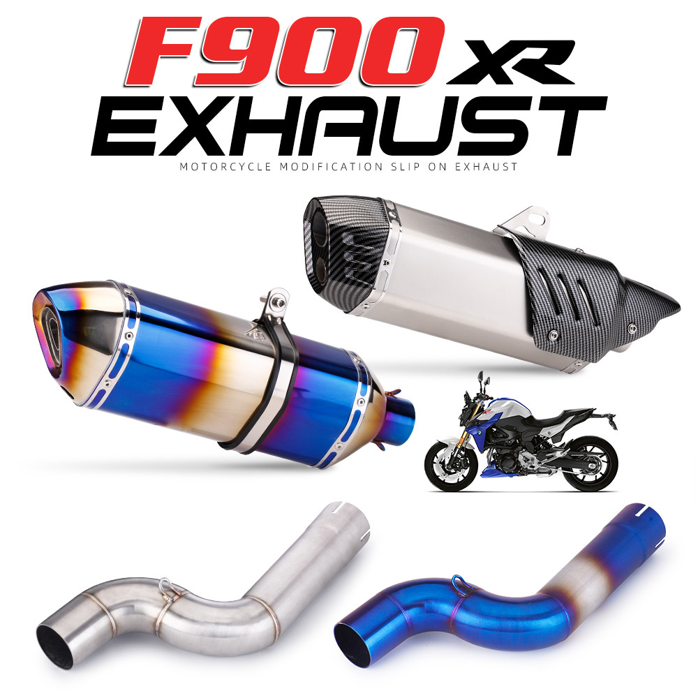 F 900 R XR Slip On Tube รถจักรยานยนต์ไอเสีย Escape ระบบปรับเปลี่ยน Mid Link ท่อ Fit สําหรับ F900R F9