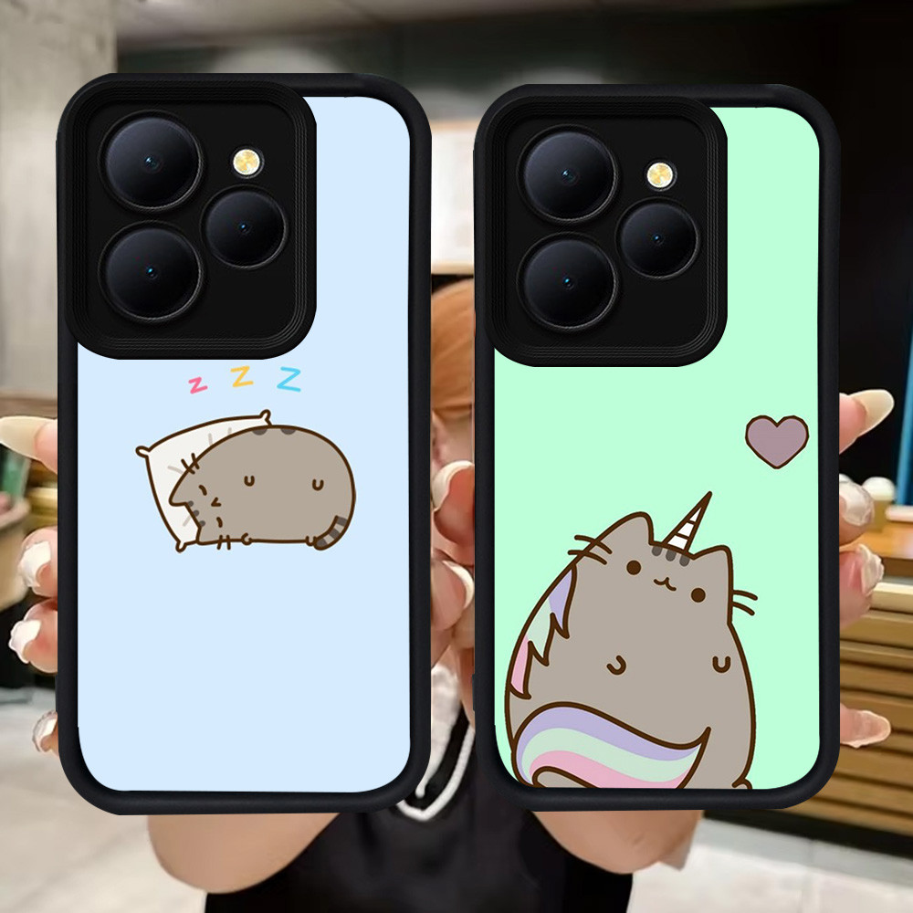 Q20 Pusheen น่ารัก Soft Cat สําหรับ Infinix Smart HOT หมายเหตุ 7 40 40S 30I Zero 30 Play 8 GT 20 Pro