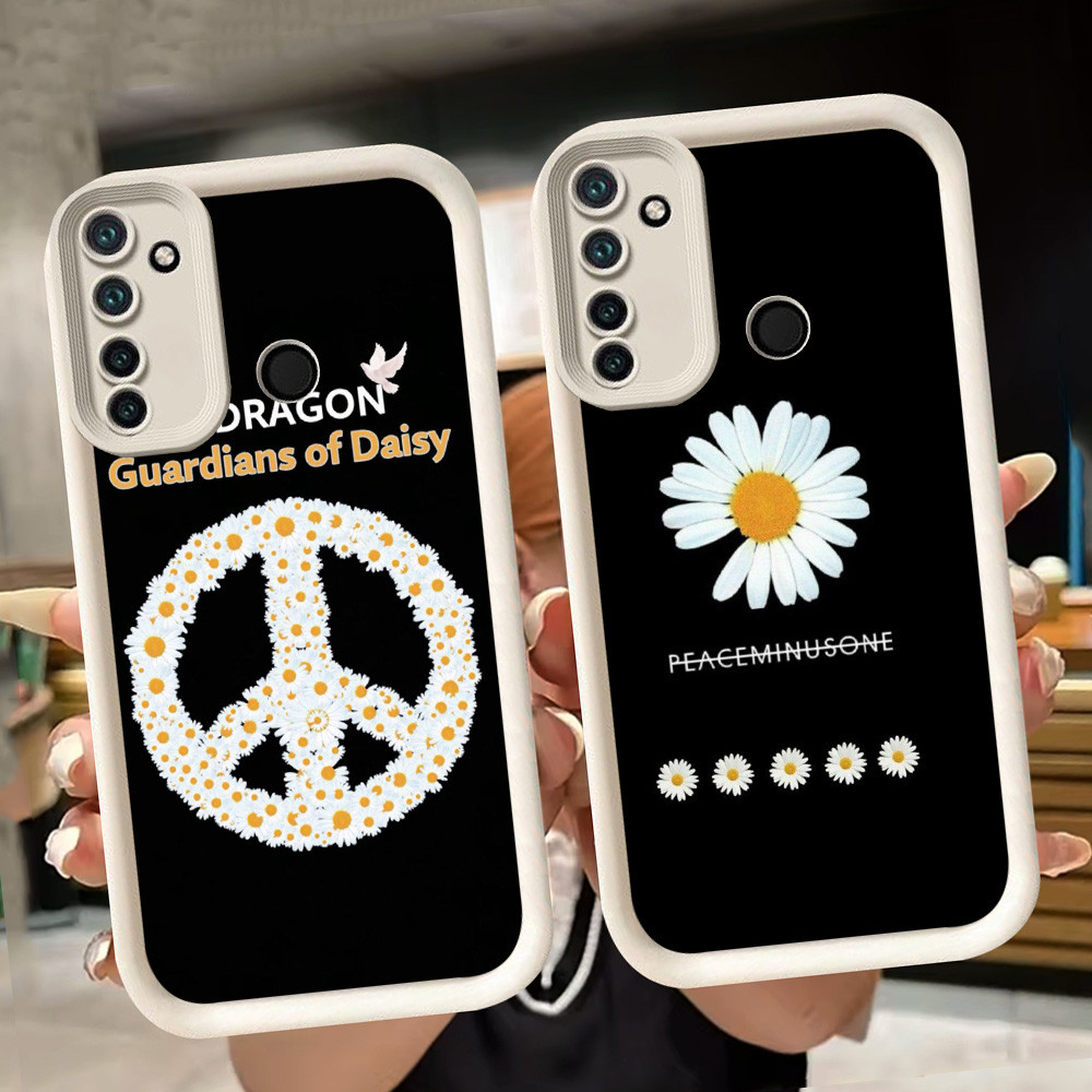 ปลอกอ่อนสําหรับRealme 5i 5s C2s 9i Narzo 10 C75 6i 7i 5 20A 10A C2 C17 14T 14X C71 C73 สีขาวQ60 Peac