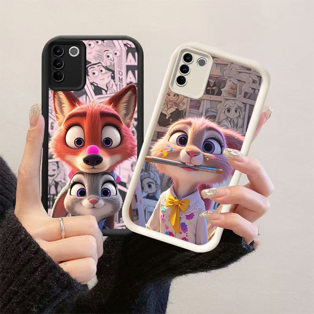 YZ-73Crazy Zootopia Judy Cool Casing สําหรับ VIVO V29 Y200e V27E Y100 V27 V29E Pro