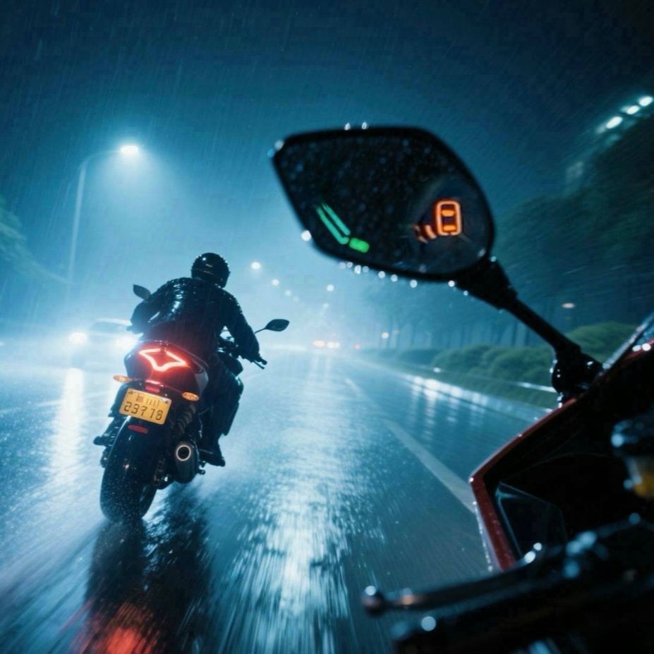 รถจักรยานยนต์หัวรถจักรดัดแปลง BSD การตรวจสอบจุดบอด Lane เปลี่ยนระบบเสริม MmWave Radar 79Ghz