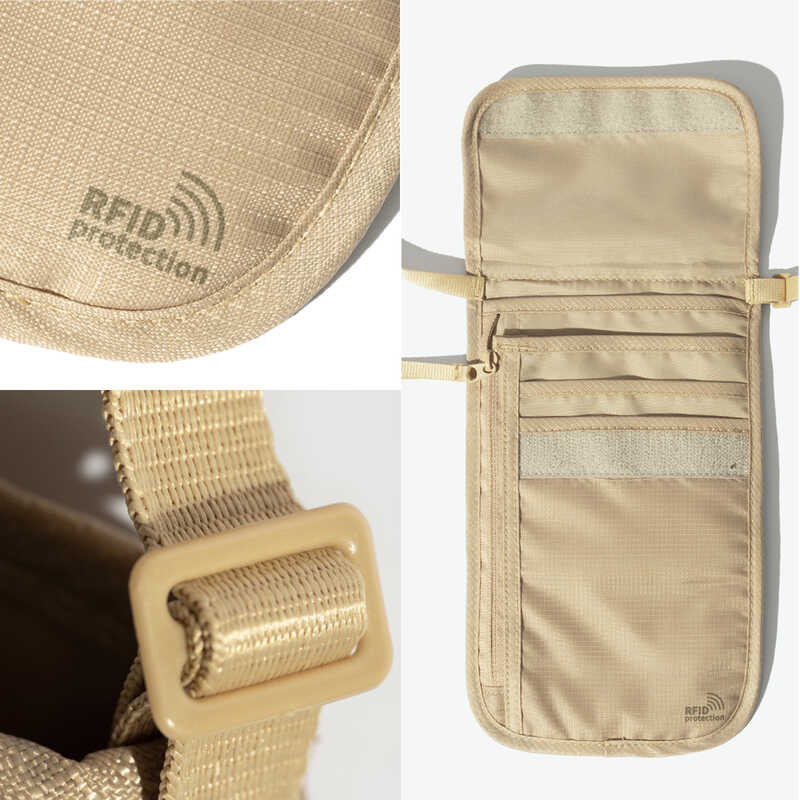 ❤ MOBI GARDEN Travel Bag Small Lightweight Anti-Theft Portable Ticket Passport