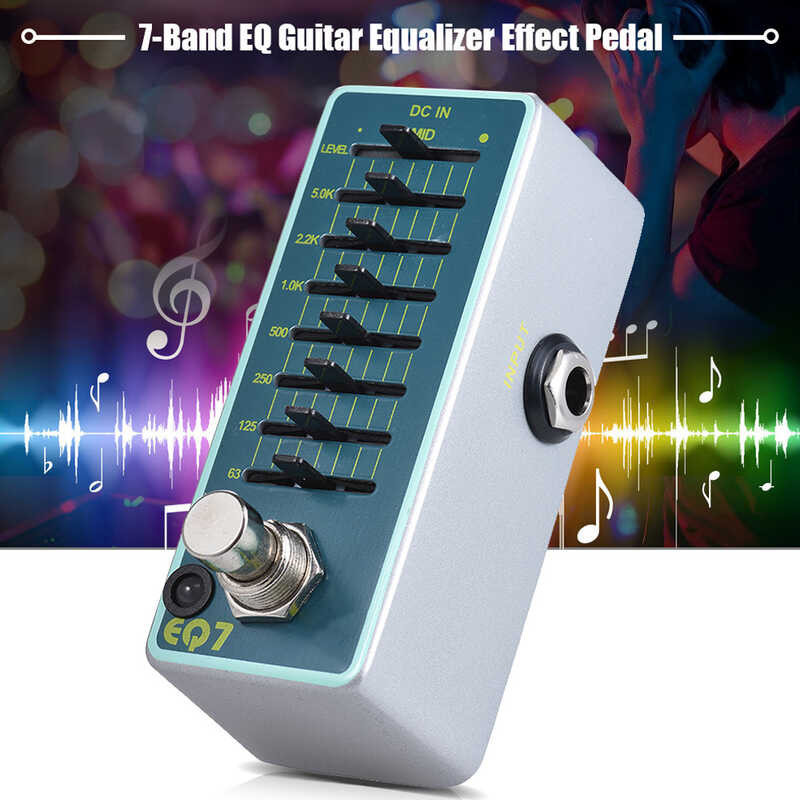 ➧ ENO EX Eq7 กีต้าร์อีควอไลเซอร์ผลกระทบเหยียบ 7 ส่วน EQ ก