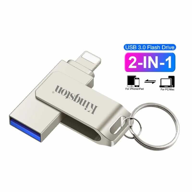 Kingston OTG USB แฟลชไดรฟ์ 1Tb 2Tb Pendrive Iphone14/13/12/11/X/8/7/6 Usb/Otg/Lighing สำ