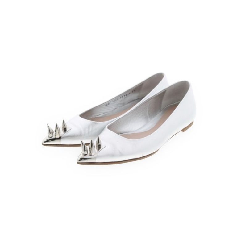 Alexander McQueen Dama LE QUEEN KISSA Ander R 5 Pumps Silver Women 23.5cm Direct from Japan Secondh