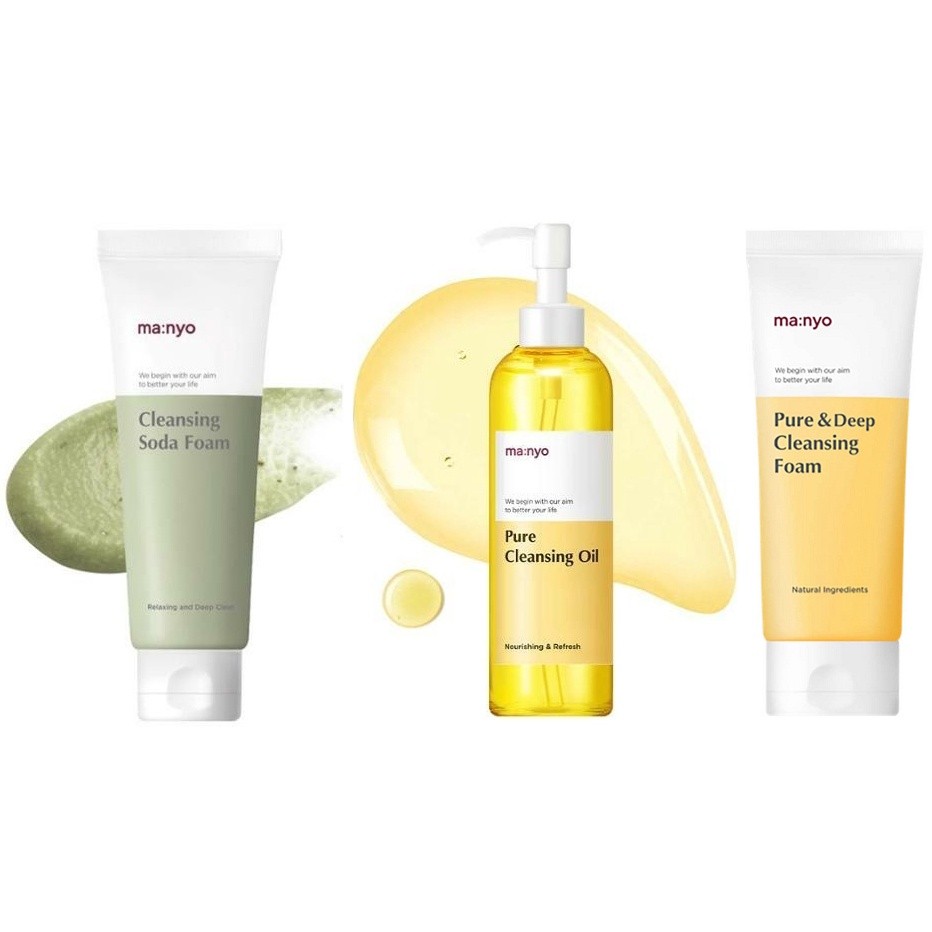 ♞,♘,♙Manyo Cleansing Soda Foam 150ml / Pure Cleansing Oil 200ml, 300ml, 400ml / Pure & Deep Cleansi