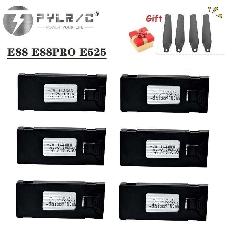 3.7V 3 1800Mah RC Accessory For E88 E88PRO Ls-E525 E525 PRO Mini Uav Drone Battery Special Rc Par