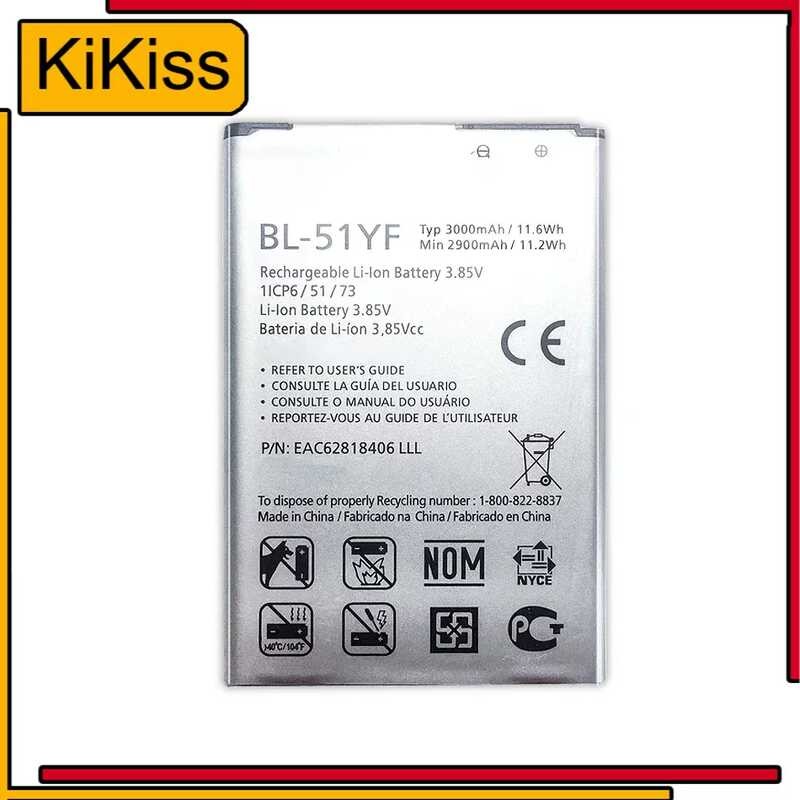 แบตเตอรี่ BL-51YF 3000 mAh สำหรับ LG G4 H815 H810 VS999 F500 F500S F500K F500L H81 H818 H819 BL-51YF