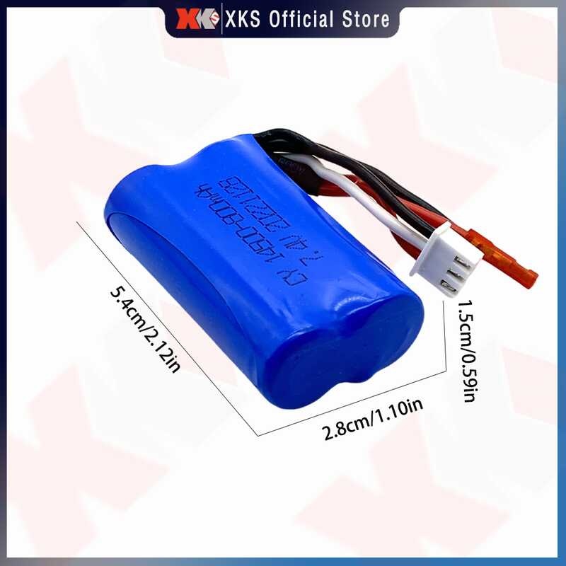 Wl917 553 รีโมทคอนโทรลเรืออะไหล่เดิม 14500 7.4V 2S 800Mah Li-Ion แ
