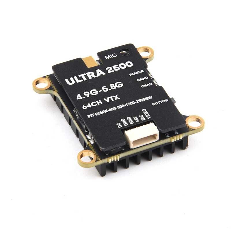 Δ 4.9G-5.8G 64Ch 2500Mw FPV VTX Transmitter Pit 25Mw 400Mw 800Mw 1.5W / 2.5W ไมโครโฟนใ
