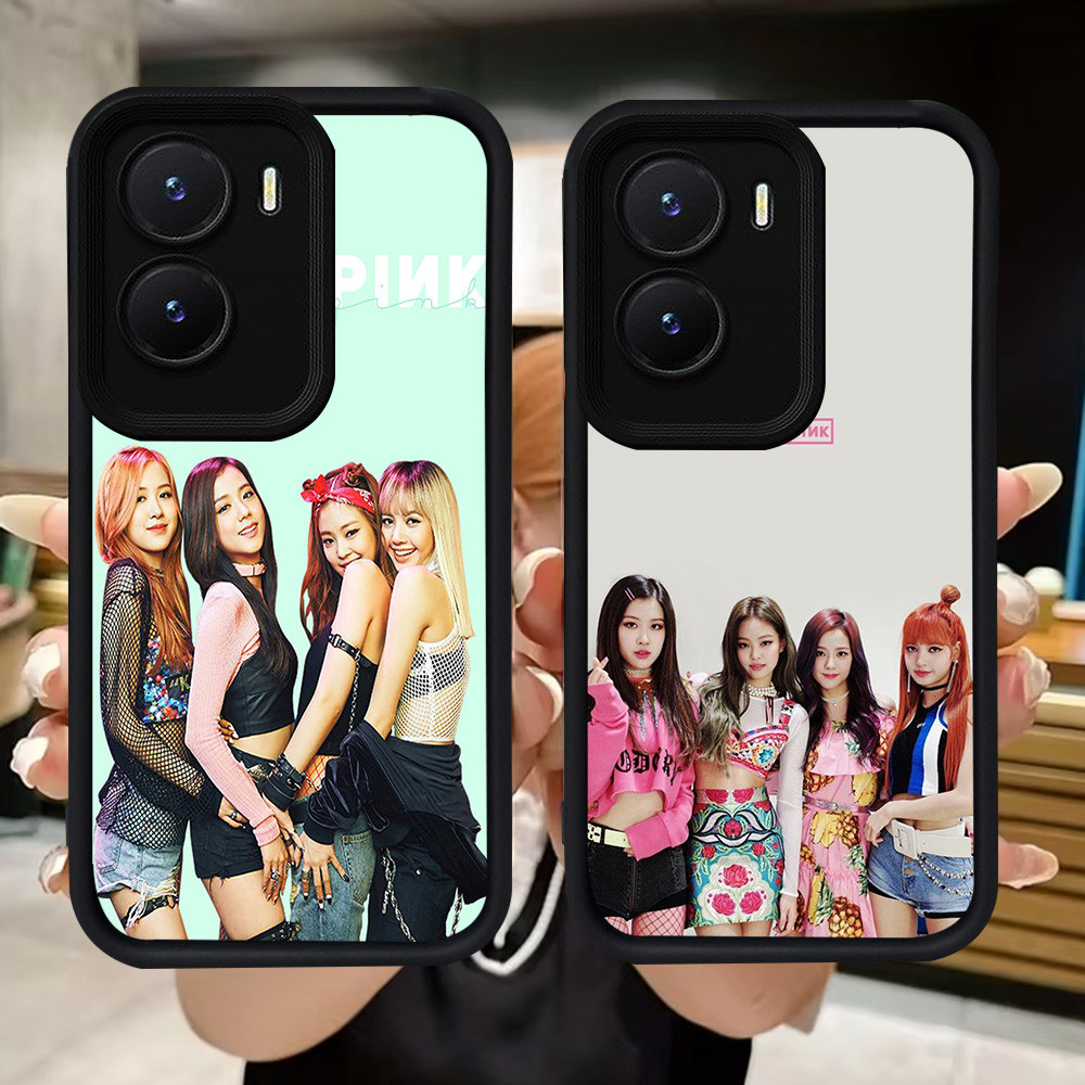 Q70 BLACKPINK ปลอกอ่อนสําหรับ VIVO Y35 IQOO Z9X Y01 Y55 Y75 Y56 Y15a Y16 Z9 Y15s Y22s Y22 13 Z10 T4