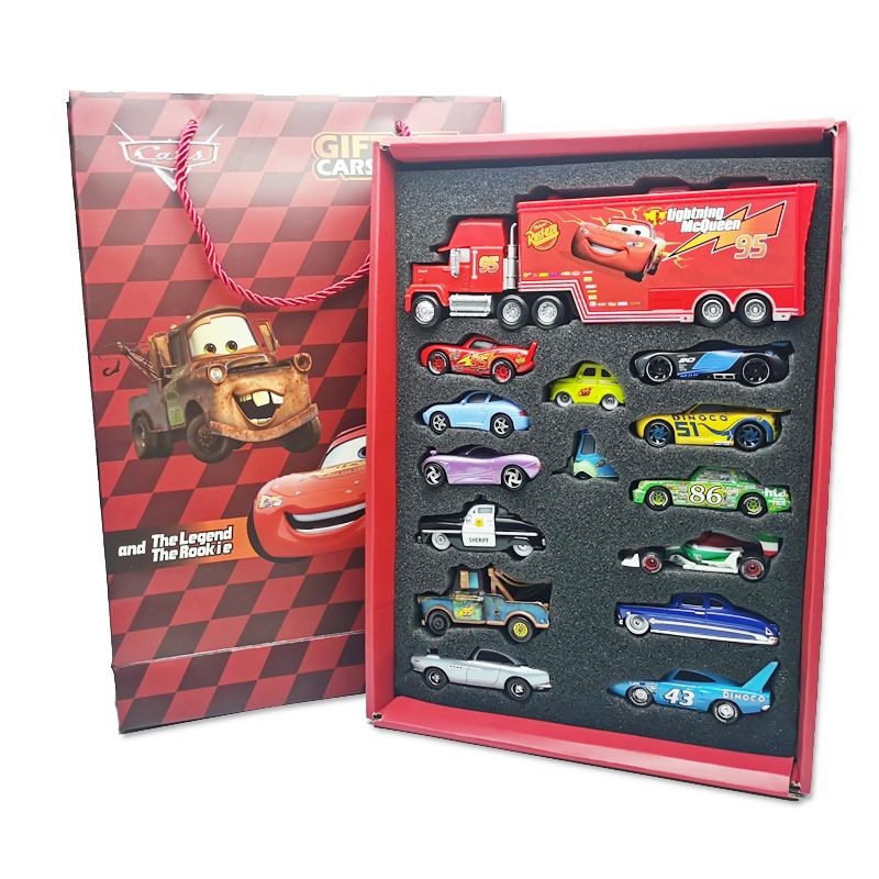 Car Story Alloy Toy Car ลุง McQueen McQueen Gift Box Set Racing Model Boy Gift Dieya